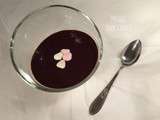 Panna cotta vanille coulis chocolat