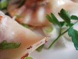 Raviolis chinois au sésame et aux crevettes
