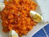 Omek houria: salade épicée de carottes écrasées