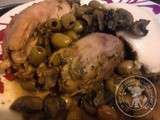 Poulet fumé zitoune: aux olives