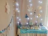 Fête d'anniversaire  la reine des neiges  et sa sweet table - Frozen birthday party