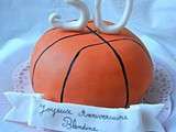 Gateau ballon de Basket - basketball cake
