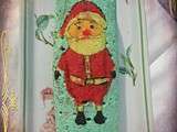 Gateau roulé décoré pour Noël - Père Noël - food art
