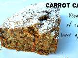 Healthy et végane d'un carrot cake sans sucre ajouté (mais pourtant sucré )