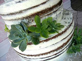 Wedding cake- Gateau de mariage - nude cake nature