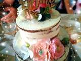 Wedding cake- Nude cake pour un anniversaire de mariage