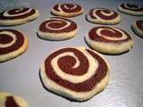 Biscuits spirales bicolores de Noël