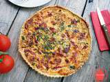 Tarte courgettes, bacon et tomates pour l'Escapade en cuisine