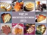 Top 10 des recettes sucrées 2013