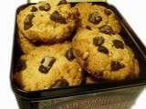 Cookies aux noisettes caramélisées et chocolat - hop et de 100 recettes
