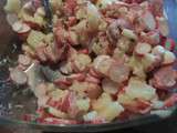 Salade de pommes de terre et radis