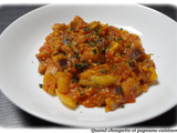 Curry d'aubergines, tomates et pois chiches
