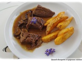 Langue de boeuf sauce madere