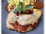 Poulet farci tomate mozzarella
