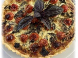 Quiche aux courgettes et aux tomates cerise