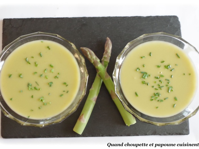 Recettes d'Asperges vertes et Velouté