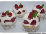 Verrine a la framboise