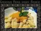 Gnocchis frais maison sauce Basilic