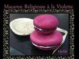 Macaron religieuse à la Violette