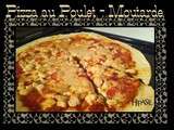 Pizza maison Poulet Moutarde