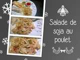 Salade de soja au poulet