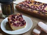 Clafoutis aux biscuits roses