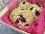 Cookies framboise – chocolat blanc