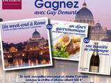 Gagnez un weekend à Rome avec Guy demarle