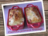 Clafoutis poireaux fromage
