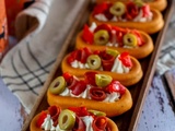 Barquettes apéro fromage frais et chorizo