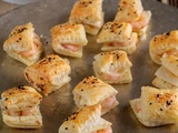 Bouchées feuilletées aux crevettes