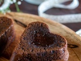 Coeurs fondants au chocolat
