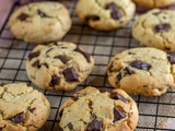 Cookies moelleux chocolat amandes et beurre de cacahuètes