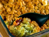 Crumble poireaux et chorizo
