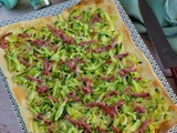 Flammenkuche à la courgette