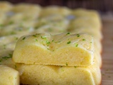 Fondant au citron vert et chocolat blanc