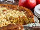 Gâteau crumble aux pommes (ou apple crumbcake)