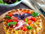Gâteau de pommes de terre au jambon serrano