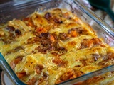 Gratin de butternut et morteau façon tartiflette