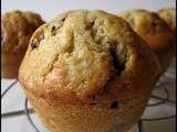 Muffins à la banane et pépites de chocolat, ronde interblogs #25