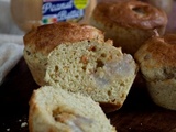 Muffins poire & beurre de cacahuète