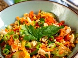 Salade asiatique au poulet