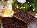 Tablette de chocolat de Noël