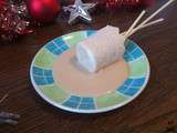 Yaourt Glacé au gingembre et coulis de caramel / Noël pour pas un rond : Dessert