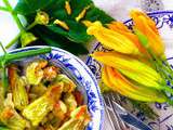 Beignets de fleurs de courgettes, du jaune pour la journée mondiale pour l’endométriose