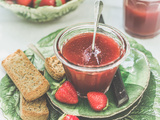 Confiture de fraises peu sucrée de Stéphanie Le Quellec