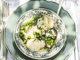 Cotriade de cabillaud petits pois & chou-fleur