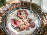 Dessert à la Figue et Raisin Rôtis au Miel : pour un Automne Raffiné