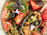 Panzanella aux tomates anciennes, recette anti-gaspi
