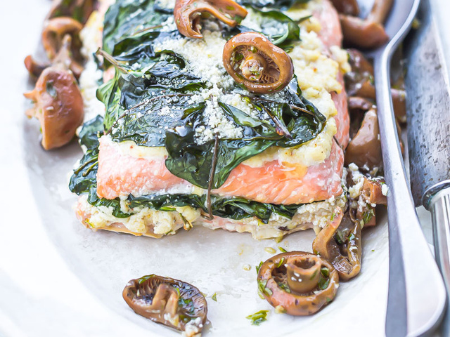 Recettes de Roti de saumon de Quatre saisons au jardin